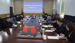 赛摩智能党总支召开集团党委常规巡察专题会